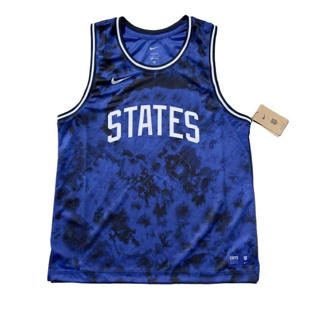 Nike USA National Soccer Team Basketball Jersey DN1134-452 Men's‎ Large (L)